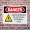 Signmission Liquid Nitrogen Do Not Touch Extremely Cold Danger Sign, Plastic, 10in W x 7in L, 2PK OS-2PACK-DS-P-710-L-1422 - alternate 7